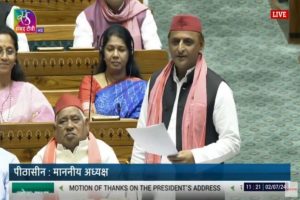 “Hoye wahi jo Ram rachi rakha…”: Akhilesh Yadav’s dig over Ayodhya win during LS speech