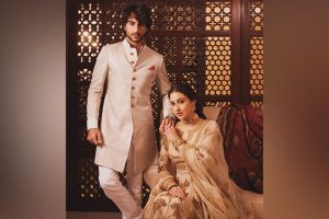 Sara Ali Khan, brother Ibrahim stun in traditional outfits at Anant Ambani-Radhika Merchant’s ‘Shubh Aashirwad’ ceremony