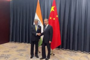 EAM Jaishankar meets Chinese counterpart Wang Yi on sidelines of SCO meeting in Astana