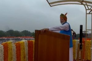 “Recent surge in natural calamities raising concern, nation stands with affected”: PM Modi in I-Day speech