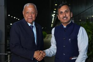 Mauritius Vice President arrives in Delhi to attend 19th CII India-Africa Business Conclave