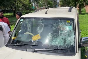 “Bombs thrown, vehicle fired on”: BJP’s Priyangu Pandey claims TMC workers attacked him during Bengal Bandh