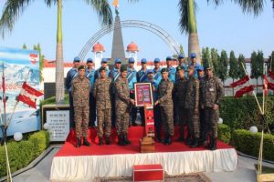 Pine Division warriors greeted on successful completion of trekking expedition to the Pin Parvati Valley in Himachal