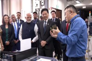 PM Modi and his Singapore counterpart Lawrence Wong visit AEM Holdings Ltd’s semiconductor facility