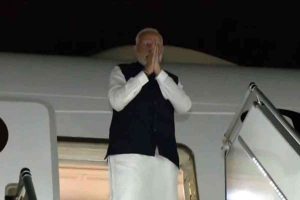 PM Modi arrives in Delhi after attending BRICS Summit in Russia