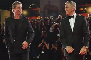 George Clooney and Brad Pitt shine at Venice Film Festival with new thriller ‘Wolfs’