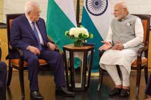 PM Modi expresses “deep concern” on Gaza situation during bilateral meeting with Palestinian President