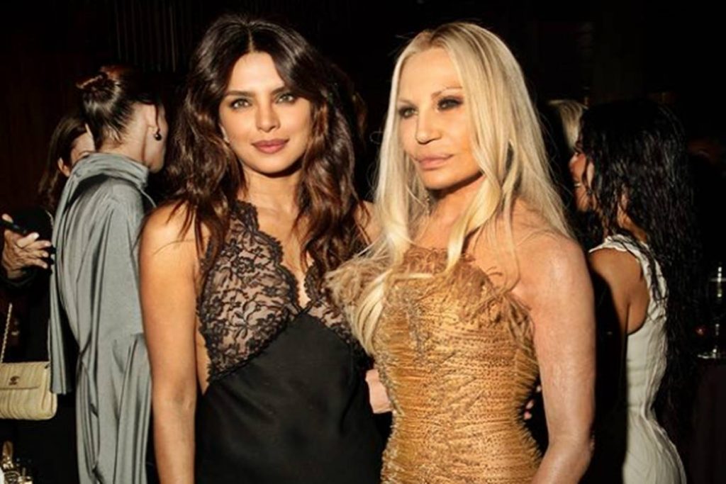 Priyanka Chopra, Salma Hayek, Kim Kardashian, Donatella Versace