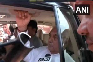 Haryana polls: Former CM Bhupinder Singh Hooda, his son Deepender Hooda cast their vote in Rohtak