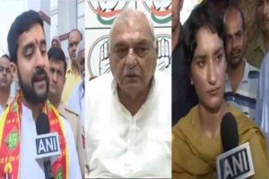 Vinesh Phogat trails after six rounds, Hooda, Aditya Surjewala lead, BJP headed for hat-trick in Haryana