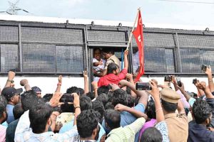 Police detain union leaders, protestors at Samsung’s Sriperumbudur plant as strike enters 31st day