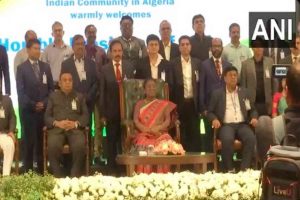 “Govt always valued contribution of Indian community abroad”: President Murmu in Algeria