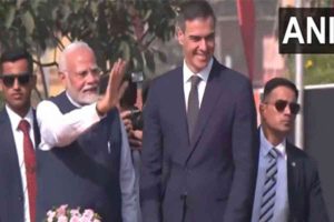 PM Modi and Spain’s PM Sanchez hold roadshow in Vadodara ahead of Tata-Airbus aircraft assembly facility inauguration