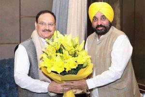 CM Bhagwant Mann meets JP Nadda, Centre assures ‘uninterrupted supply’ of DAP for Punjab farmers