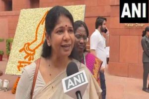 DMK MP Kanimozhi expresses grief over death of 5 people at Marina beach during Air Show