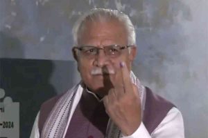 “We will get more than 50 seats this time”: Former Haryana CM Khattar exudes confidence after casting his vote in state assembly polls