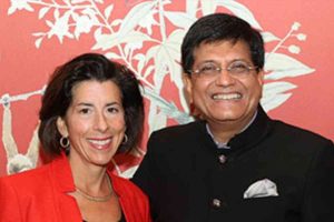 Piyush Goyal, Gina Raimondo discuss US investment in 20 upcoming industrial cities in India