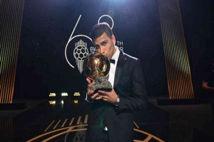 Ballon d’Or 2024: Man City midfielder Rodri wins Men’s Player of the Year