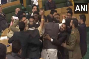 Chaos in JK Assembly, BJP MLA’s clash with MLA Khurshid over resolution on Article 370