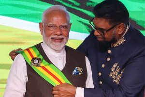 PM Modi conferred with Guyana’s highest national award ‘The Order of Excellence’