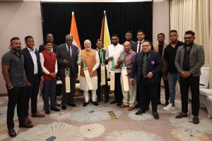 PM Modi highlights cultural, culinary, and cricket bonds between India and Guyana during historic visit