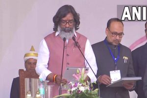 Hemant Soren sworn in as Jharkhand CM