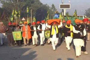 Farmers gather at Shambu border to begin protest march to Delhi, want implementation of 12 demands charter