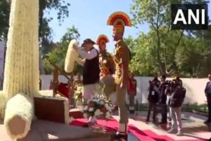 Amit Shah attends BSF’s 60th Foundation Day parade in Jodhpur, pays floral tribute