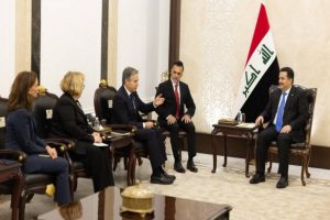 Blinken meets Iraqi PM in Baghdad to discuss Syria’s future, threat of ‘Islamic State’