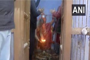 UP: ‘Aarti’ performed at reopened temple in Sambhal