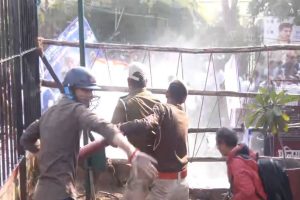 Jaipur: Indian Youth Congress protests against Amit Shah’s Ambedkar remark