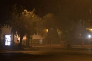 Delhi gets shrouded in dense fog as cold wave grips the city