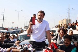 “Against rights of LoP,” says Congress leader Rahul Gandhi after police block Sambhal visit