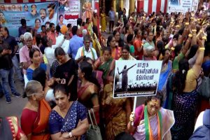 Anna University Sexual Assault Case: BJP’s women wing protests against DMK, police detains protestors