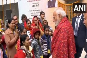 PM Modi inaugurates Swabhiman flats for dwellers of JJ clusters in Ashok Vihar, Delhi