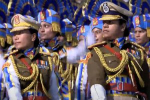 All-Women CRPF Marching Contingent Showcases ‘Nari Shakti’ at 76th Republic Day Parade