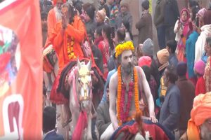 Mahakumbh Mela: Devotion rings the air as Akharas take out Shobha Yatra in Prayagraj