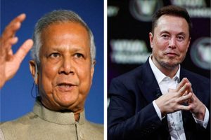 Muhammad Yunus and Elon Musk Discuss Starlink Internet Launch in Bangladesh