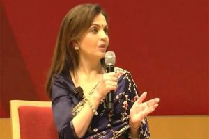 Nita Ambani Makes Passionate Pitch for India’s 2036 Olympics Bid at Harvard India Conference