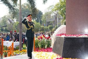 Army Chief General Upendra Dwivedi Leads Tribute at Noida Shaheed Smarak