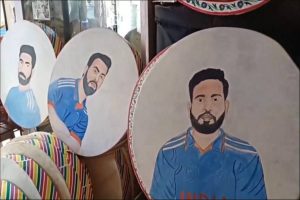 Rajasthan Artisan Crafts Cricketer-Themed Drums Ahead of ICC Champions Trophy Final