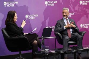 Jaishankar Explores India’s Foreign Policy and Global Vision in UK Discussion