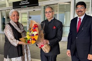 Finance Minister Nirmala Sitharaman Begins Five-Day US Visit, to Attend IMF-World Bank Meetings and Engage with Global CEOs