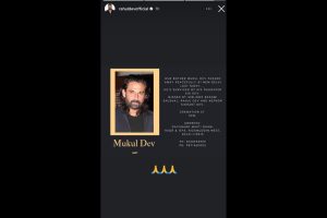 Actor Mukul Dev Passes Away at 54; Brother Rahul Dev Shares Official Statement Ahead of Cremation