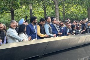 Tharoor-Led Indian Delegation Pays Tribute at 9/11 Memorial, Carries Anti-Terror Message to U.S.