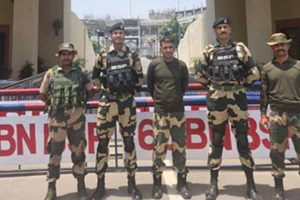 TMC Welcomes Home BSF Jawan Purnam Shaw After Return From Pakistan Custody
