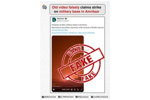 PIB Busts Pakistani Propaganda: Fake Video of Strike on Amritsar Military Base Exposed