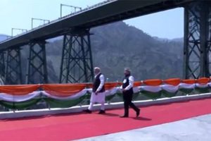 PM Modi Inspects and Set to Inaugurate World’s Highest Rail Bridge in J&K’s Reasi