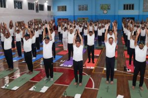 Rajnath Singh Leads Yoga Day in Udhampur, Praises Indian Army and Declares Operation Sindoor ‘Not Over Yet’