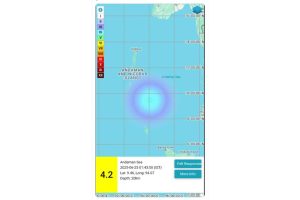 Mild Earthquake of 4.2 Magnitude Jolts Andaman Sea; No Damage Reported